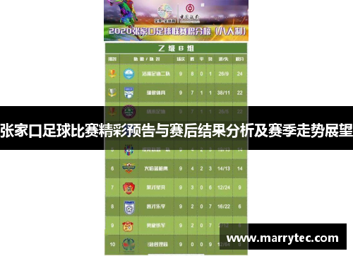 张家口足球比赛精彩预告与赛后结果分析及赛季走势展望